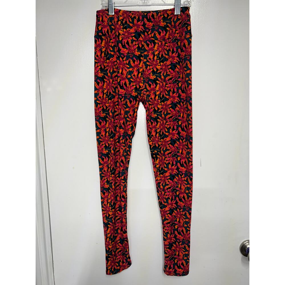 NWOT Lularoe Floral Leggings OS